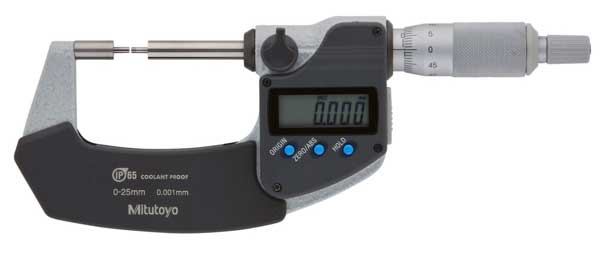 Spårmikrometer 0-25 mm typ B Mitutoyo