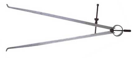 Fotpassare 200 mm fjädercirkel Diesella