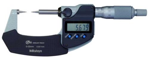 Digital spetsmikrometer 0-25 mm Mitutoyo