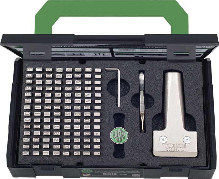 Bokstav/sifferstanssats 5 mm Turnus/Kukko