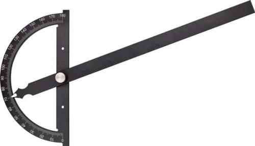 Gradskiva 080x120 mm 0-180° Fortis aluminium