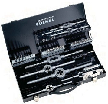 Gängsats M3-M12 45 delar HSS Völkel