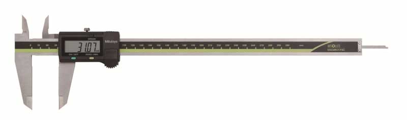 Digitalt skjutmått 0-300 mm Mitutoyo med datautgång, platt djupmått