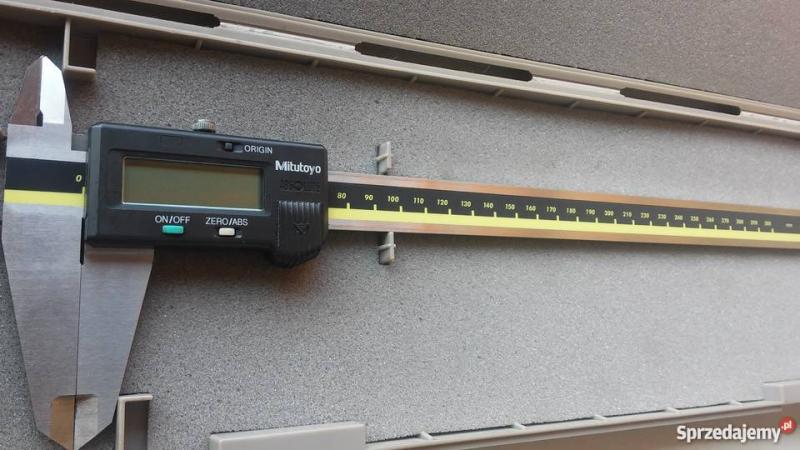 Digitalt skjutmått 0-300 mm Mitutoyo med datautgång, platt djupmått