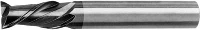 Pinnfräs HM 18 mm lång 2-skär uni ZCC-CT TiAIN
