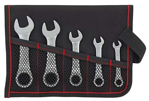 U-ringspärrnyckelsats 8-19 mm 5 st Format kort