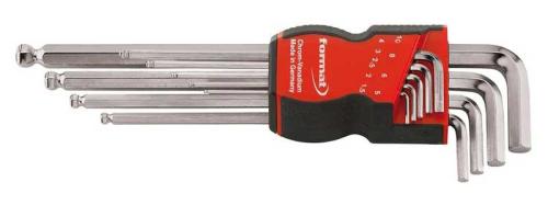 Insexnyckelsats 1,5-10 mm 9 st Format med kula lång