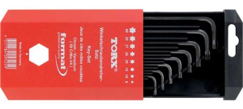 Torxnyckelsats kort T9-T40 Format 8 st