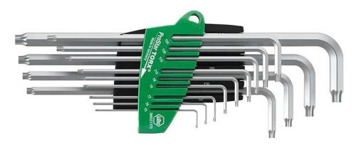 Torxnyckelsats lång T5-T45 Wiha 13 st