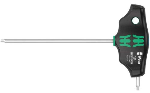 Insexnyckel med T-handtag 02,0x100 mm Wera sidotapp