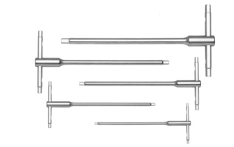 Insexnyckelsats med skjutbart T-handtag 2,5-6 mm PB Swiss Tools
