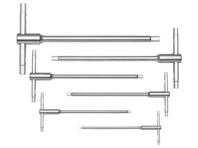 Insexnyckelsats med skjutbart T-handtag 3-10 mm PB Swiss Tools