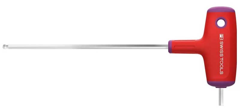 Insexnyckel med T-handtag 04x150 mm PB Swiss Tools  sidotapp och kula