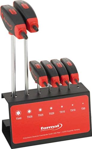Torxnyckelsats T10-T40 Format 6 st