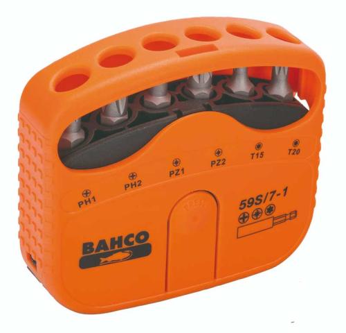 Bitssats kryss, torx 7 delar Bahco