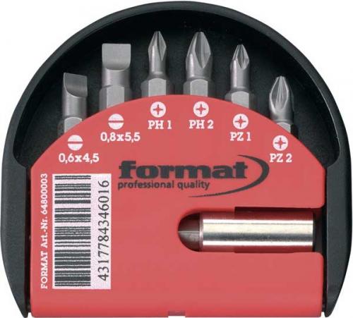 Bitssats kryss, spår 7 delar Format