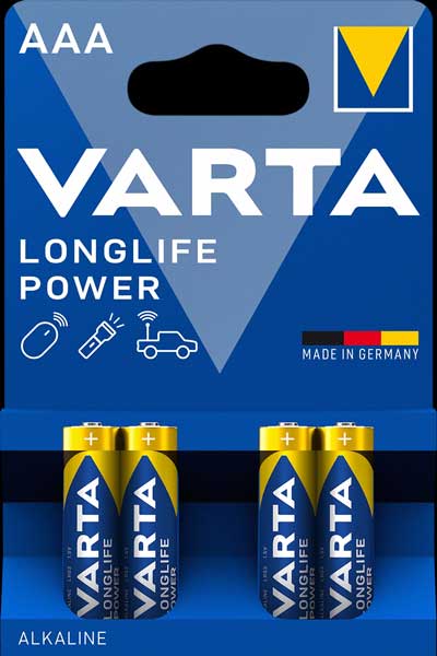 Batteri AAA/LR03 4 st Varta Longlife Power