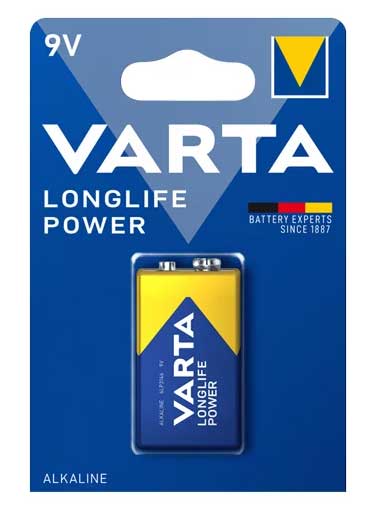 Batteri E/6LR61 1 st Varta Longlife Power