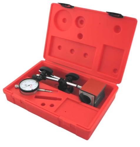 Magnetstativ med indikatorklocka Diesella