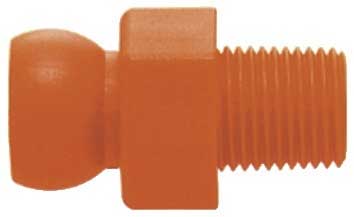 Anslutningsnippel R 1/8" 4 st 1/4" Loc-Line