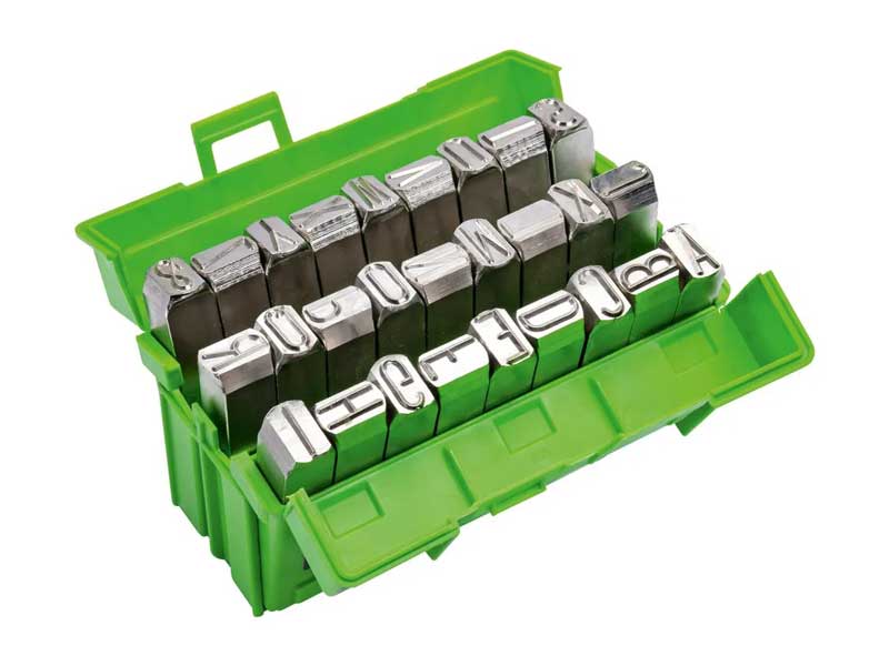 Bokstavsstansar 12 mm Turnus