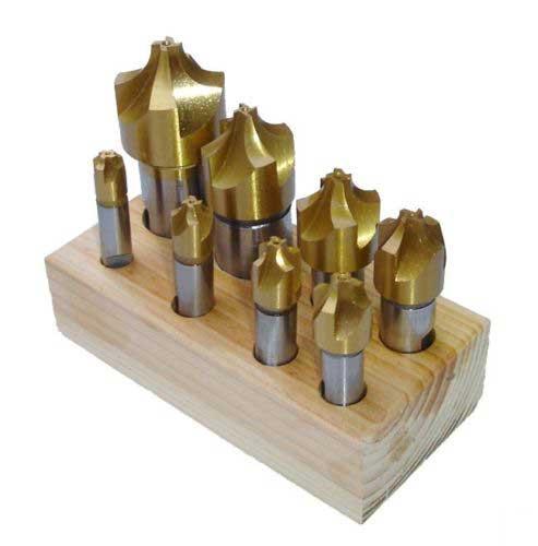 Hörnradiefrässats 1-10 mm HSS TiN