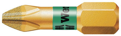 Bits PH 1 25 mm Wera diamant bi-torsion