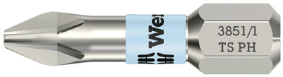 Bits PH 1 25 mm Wera torsion rostfri