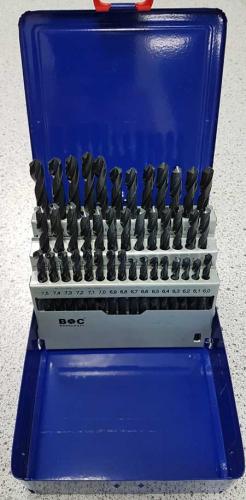 Spiralborrsats 6-10 mm 41 st HSS valsade Fortis