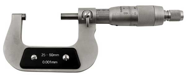 Mikrometer 25-50 mm Diesella 0,001 mm