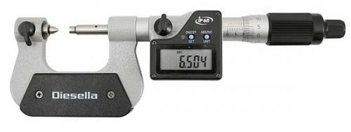 Gängmikrometer 0-25 mm digital Diesella