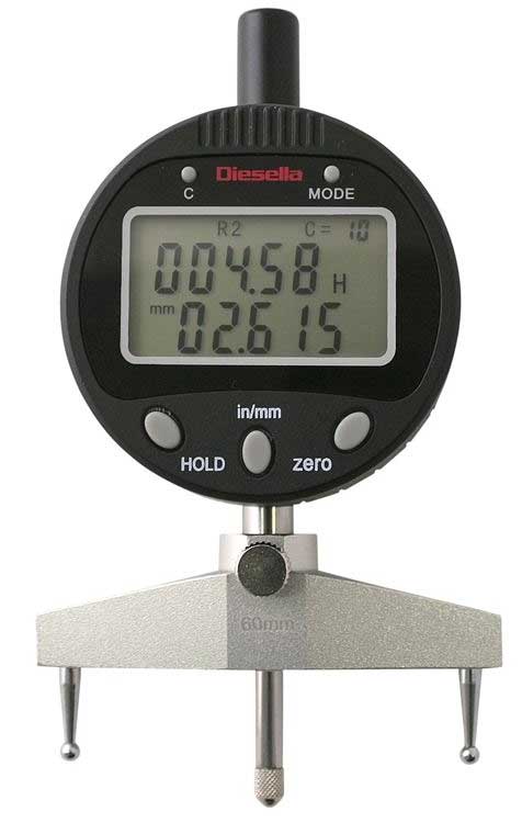 Digital radiemätare 5-700 mm Diesella