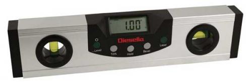 Digital vinkelmätare/vattenpass 230 mm laser Diesella