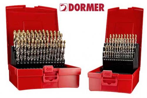 Spiralborrsats 1-10 mm 91 st HSS-TiN slipade Dormer