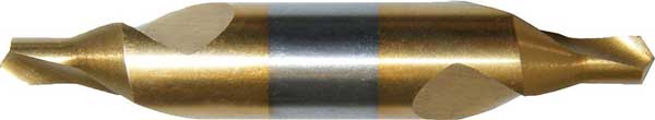 Dubbhålsborr HSS 0,8 mm TiN Format