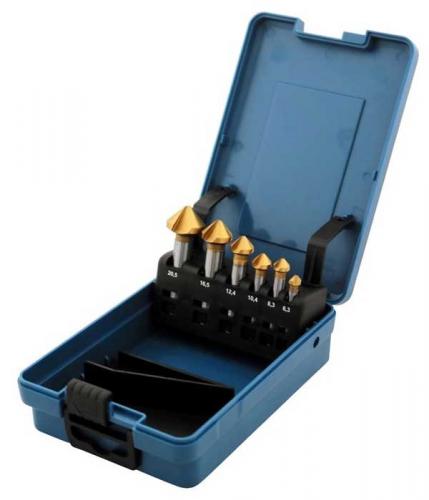 Försänkarsats 90° 6 st 6,3-20,5 mm HSS TiN Diesella