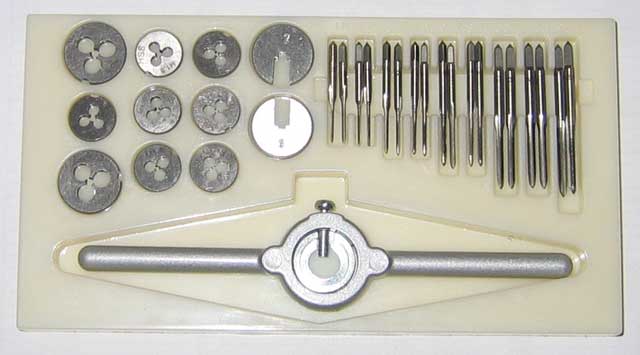 Gängsats M1-M2,5 HSS 30 delar