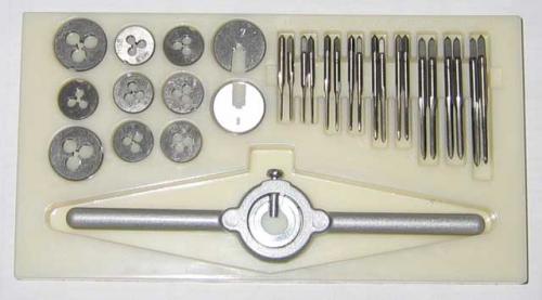 Gängsats M1-M2,5 HSS 30 delar