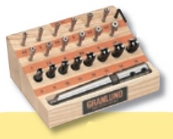 Planförsänkarsats Granlund system 0 (M4-M8)