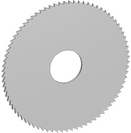 Slitsfräs 63 x 0,5 x 16 mm HSS fintandad
