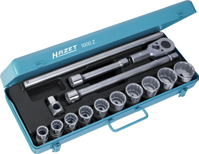 Hylsnyckelsats 3/4" 15 delar Hazet