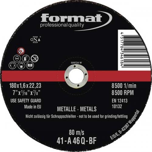 Kapskiva 125 x 1 mm Format stål