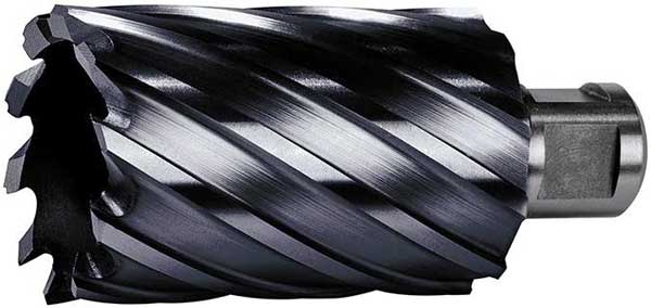 Kärnborr 37 mm lång HSSCo TiAIN Format