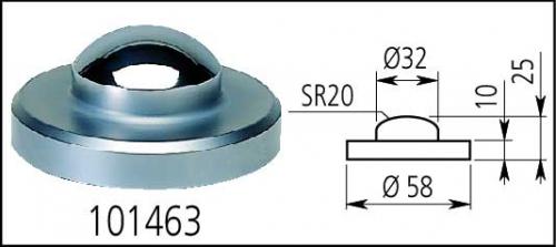 Mätbord konvext Mitutoyo