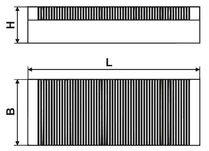 staal wit RAL 9016, 200 x 400 mm staal wit RAL 9016, 200 x 400 mm