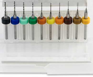 Mikroborr 0,3-1,2 mm 10 st HM