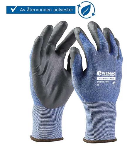 Montagehandske storl. 6 Wemag Blue Nature Max
