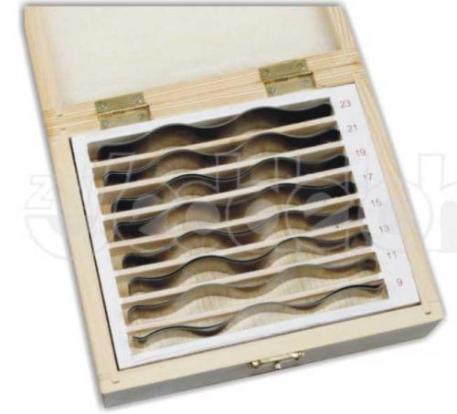 Parallellbitsats 116 mm vågformade 8 par