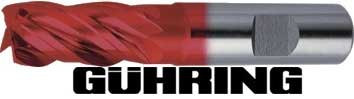 Pinnfräs 08 mm kort 4-skärig HSS-E PM Fire Gühring