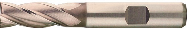 Pinnfräs 08 mm lång 3-skärig HSS-Co8 Format